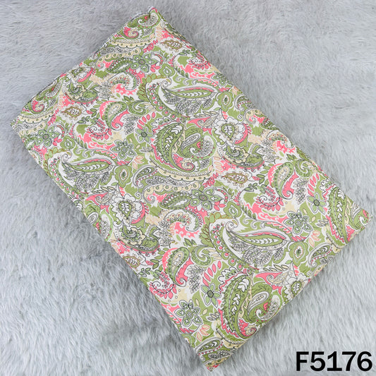 Digital Print Pashmina Fabric - F5176