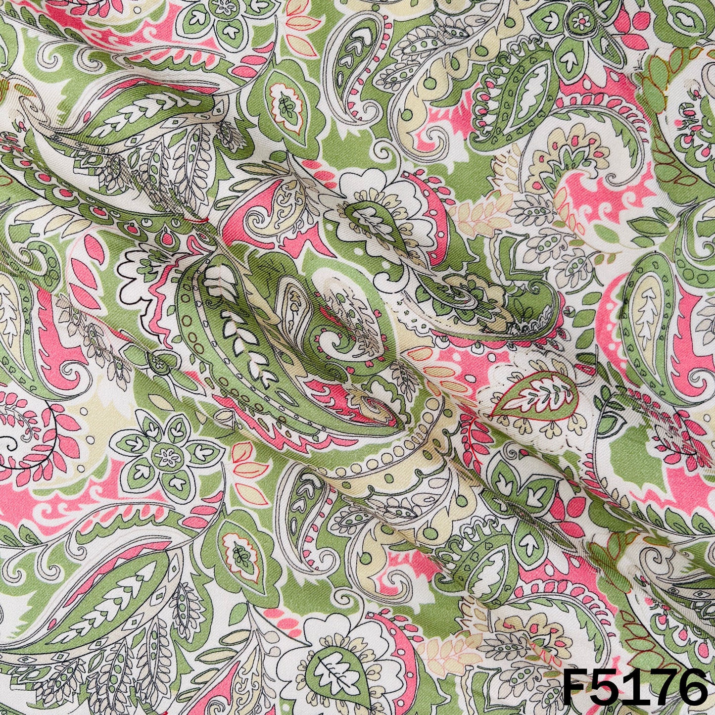 Digital Print Pashmina Fabric - F5176