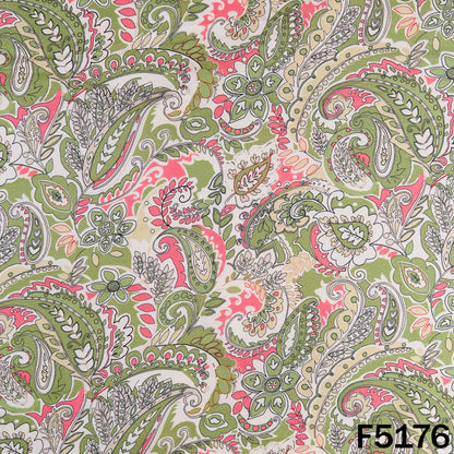 Digital Print Pashmina Fabric - F5176