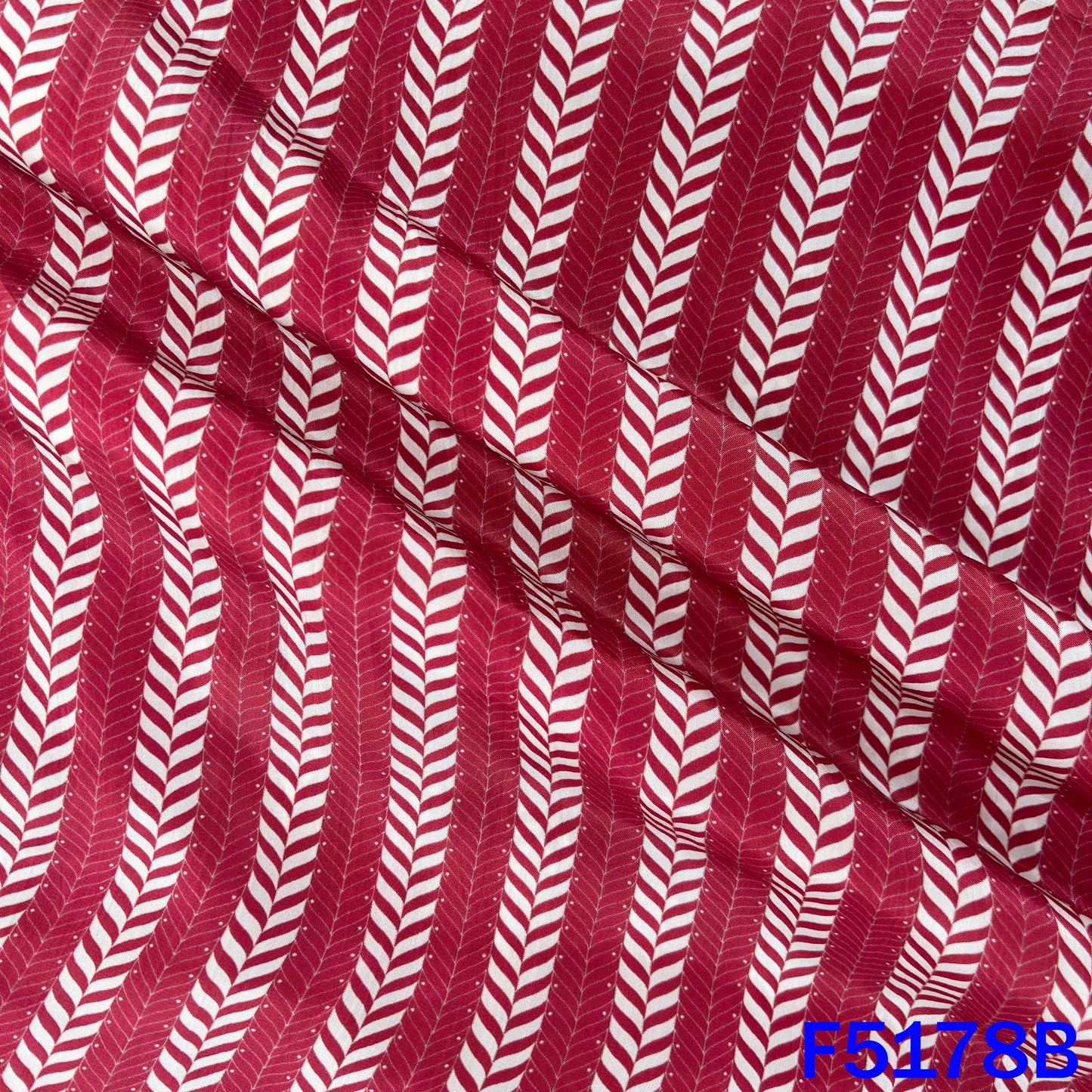 Digital Print Viscose Crepe Fabric- F5178