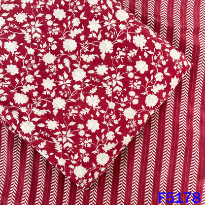 Digital Print Viscose Crepe Fabric- F5178