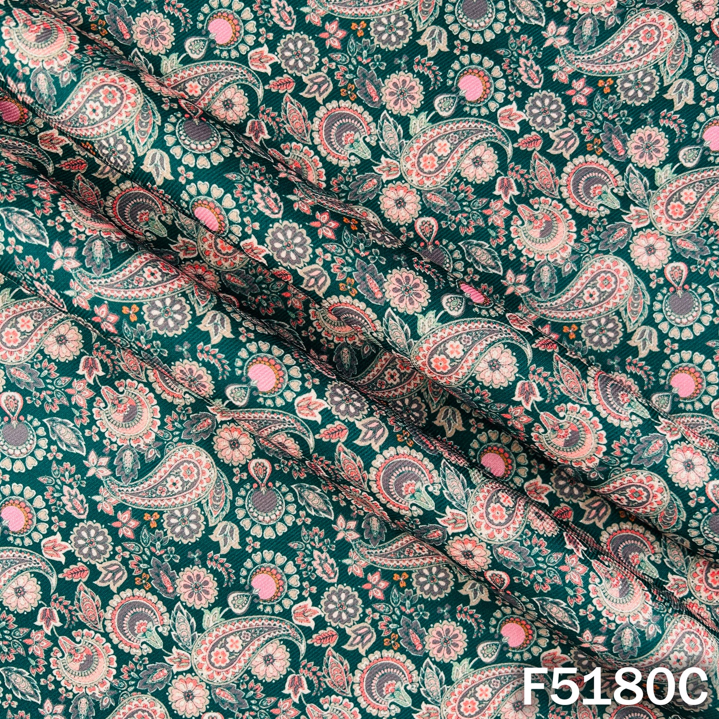 Digital Print Pashmina Fabric - F5180