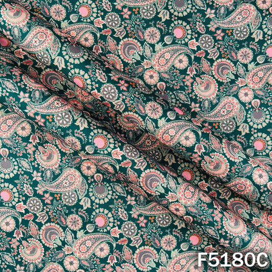 Digital Print Pashmina Fabric - F5180