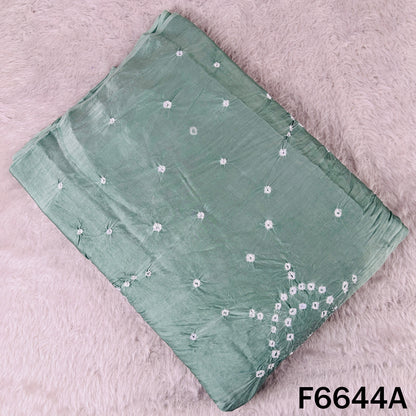 Bandhani Print Modal Satin Fabric - F6644