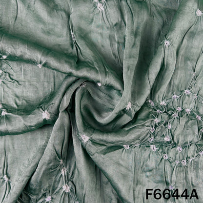 Bandhani Print Modal Satin Fabric - F6644