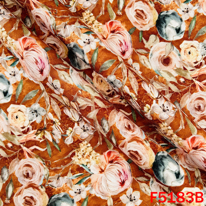 Digital Print Pashmina Fabric - F5183