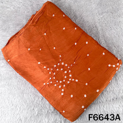 Bandhani Print Modal Satin Fabric - F6643