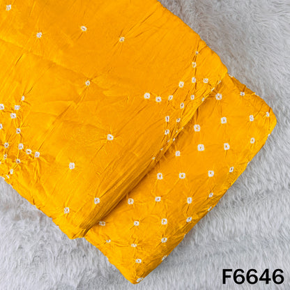 Bandhani Print Modal Satin Fabric - F6646