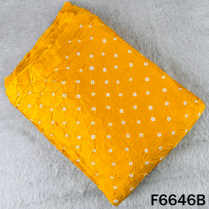 Bandhani Print Modal Satin Fabric - F6646