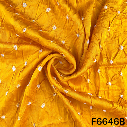 Bandhani Print Modal Satin Fabric - F6646