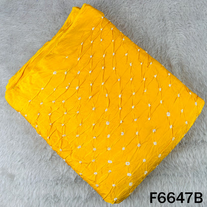 Bandhani Print Modal Satin Fabric - F6647