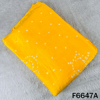 Bandhani Print Modal Satin Fabric - F6647