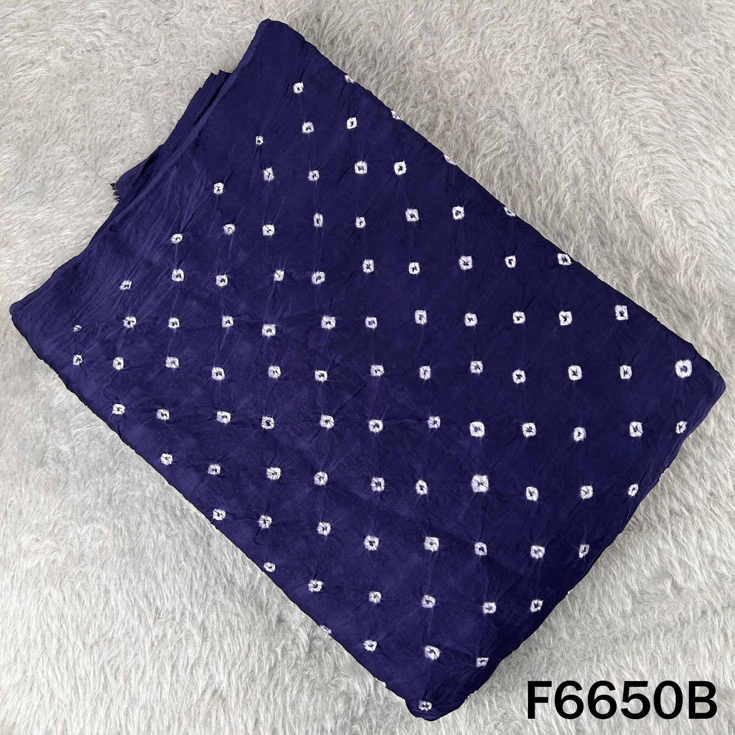 Bandhani Print Modal Satin Fabric - F6650