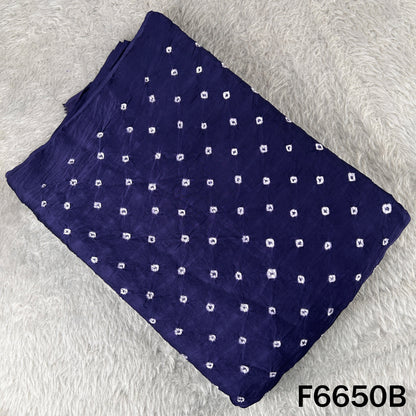 Bandhani Print Modal Satin Fabric - F6650
