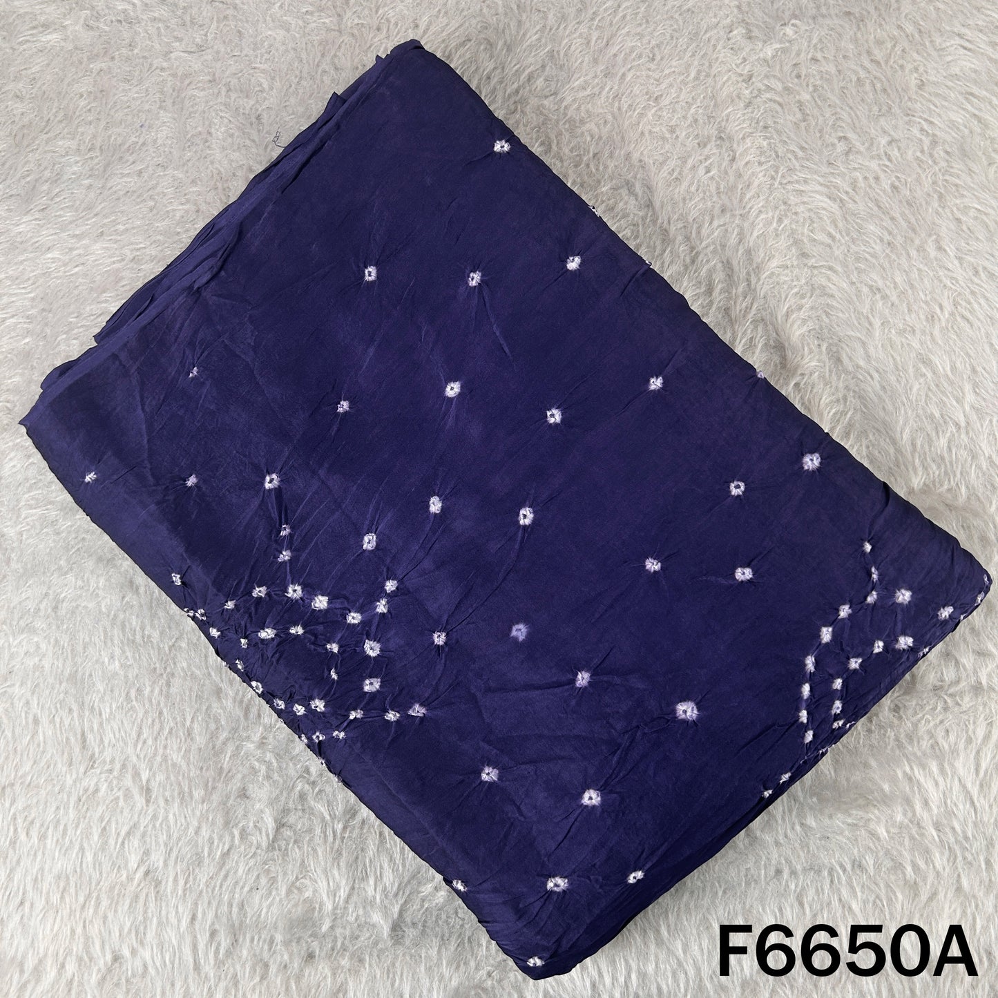 Bandhani Print Modal Satin Fabric - F6650