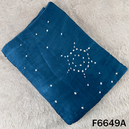 Bandhani Print Modal Satin Fabric - F6649