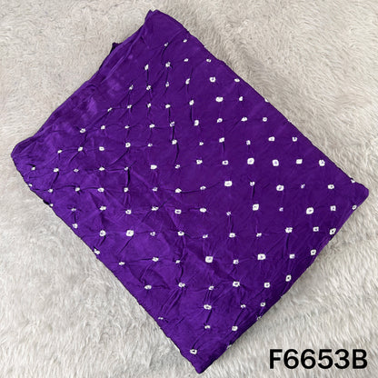 Bandhani Print Modal Satin Fabric - F6653