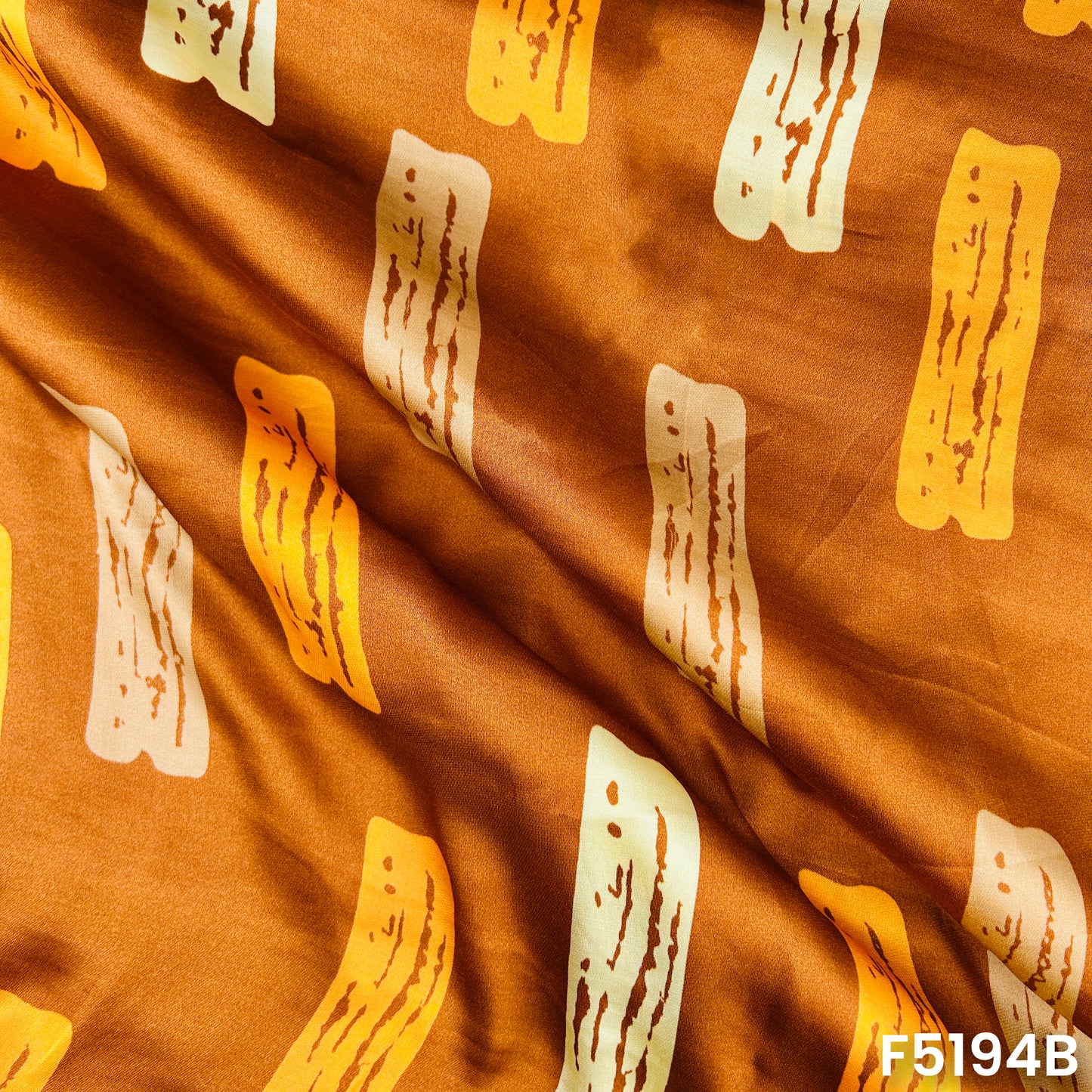 Digital Print Viscose Modal Satin Fabric - F5194