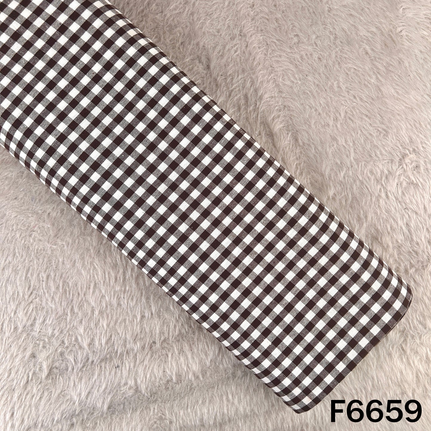 Check Casement Fabric - F6659