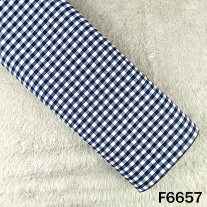 Check Casement Fabric - F6657