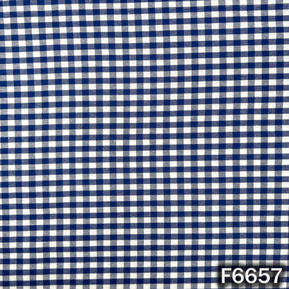 Check Casement Fabric - F6657