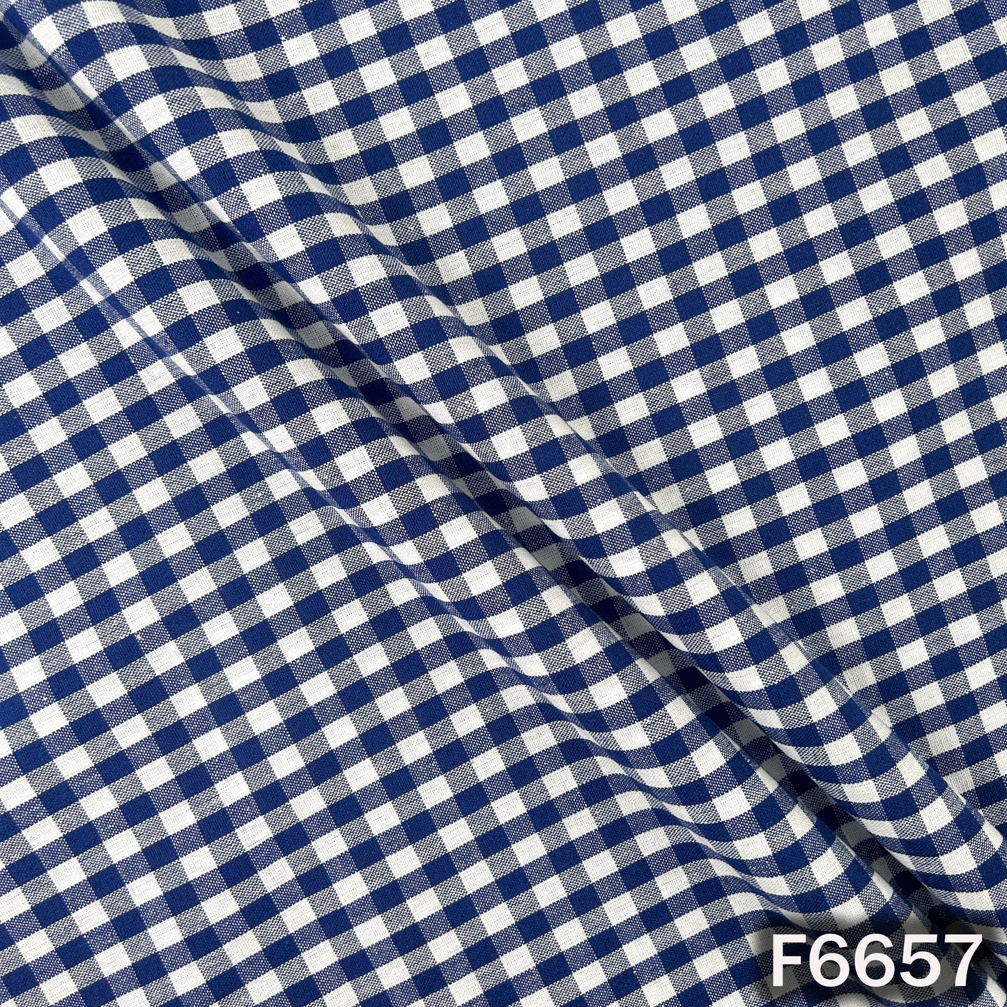 Check Casement Fabric - F6657