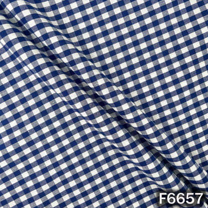 Check Casement Fabric - F6657