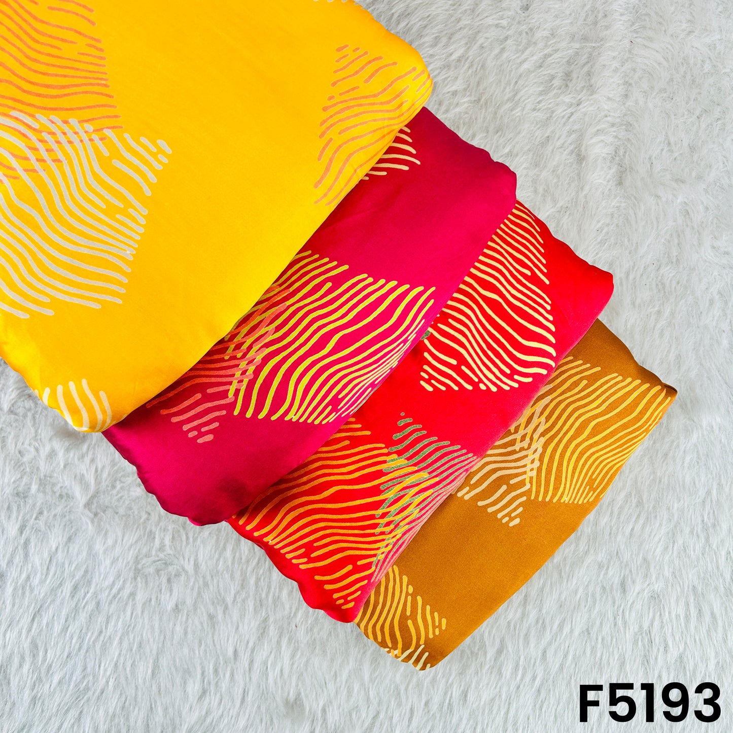 Digital Print Viscose Modal Satin Fabric- F5193