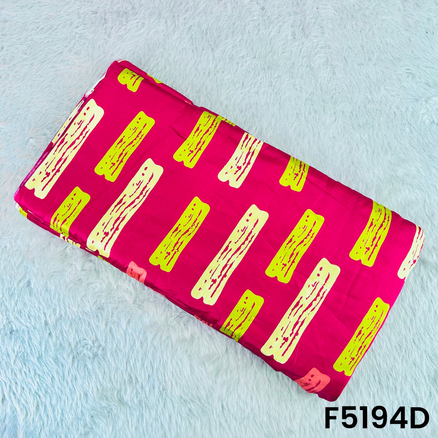 Digital Print Viscose Modal Satin Fabric - F5194