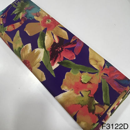 Printed Crepe Fabric-F3122