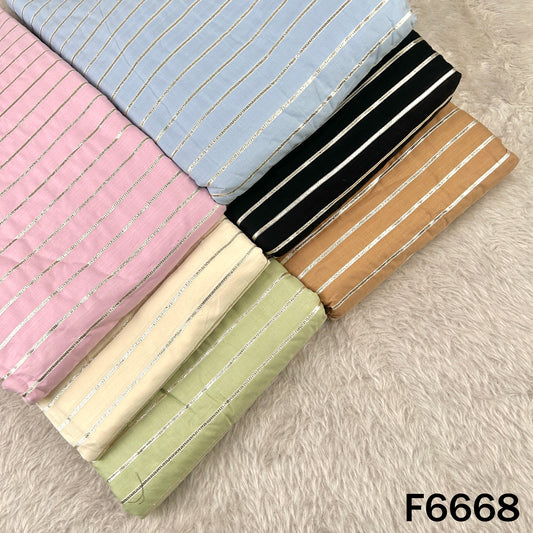 Gota Patti Cambric Cotton Fabric - F6668