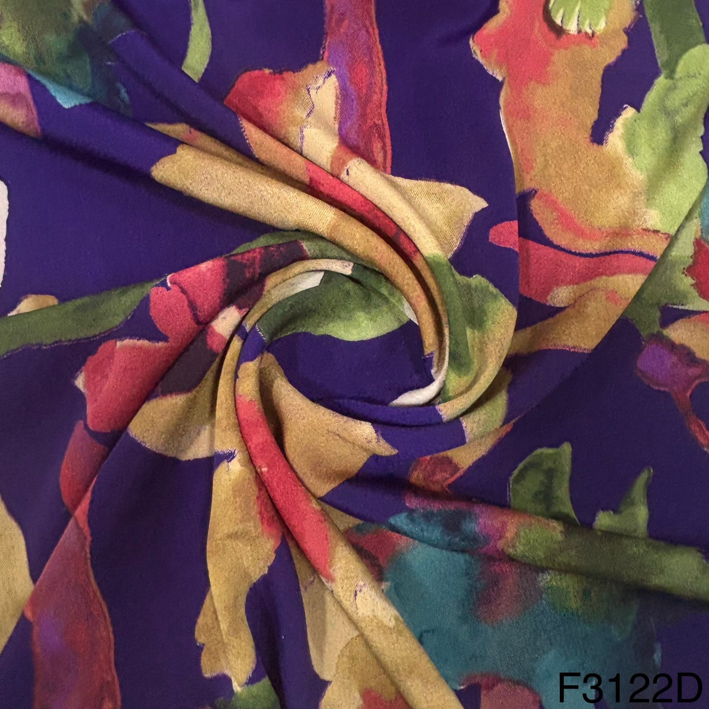 Printed Crepe Fabric-F3122