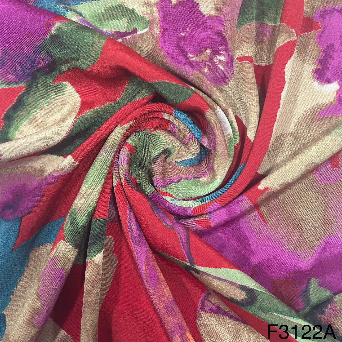 Printed Crepe Fabric-F3122