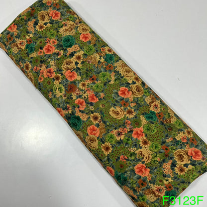 Printed Crepe Fabric-F3123