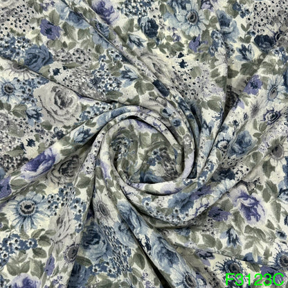 Printed Crepe Fabric-F3123