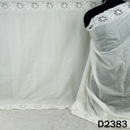 Dyeable Thread Work Chanderi Dupatta - D2383