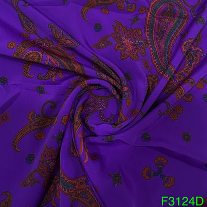 Printed Crepe Fabric-F3124
