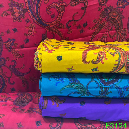 Printed Crepe Fabric-F3124