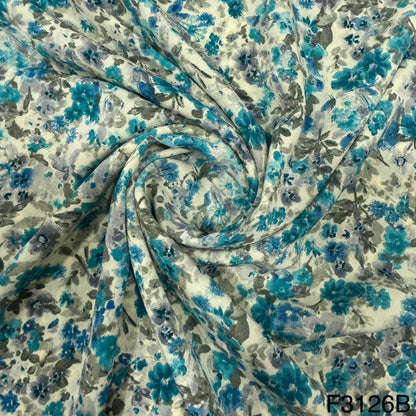 Printed Crepe FABRIC-F3126