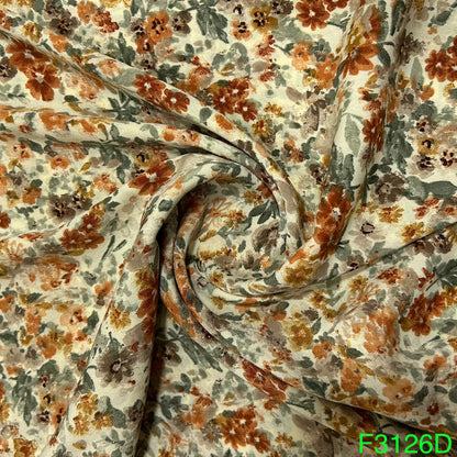 Printed Crepe FABRIC-F3126