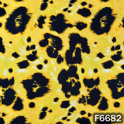 Animal Print Bubble Crepe Fabric - F6682