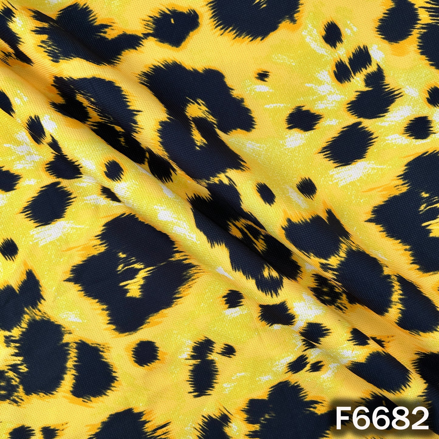 Animal Print Bubble Crepe Fabric - F6682