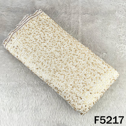 Sequins Work Tweed Fabric-F5217