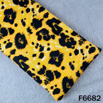 Animal Print Bubble Crepe Fabric - F6682