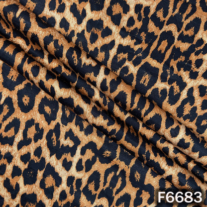 Animal Print Modal Silk Fabric - F6683