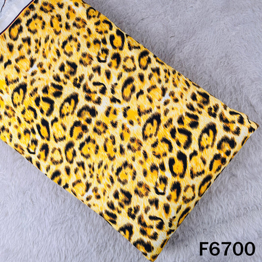 Animal Print Bubble Crepe Fabric - F6700