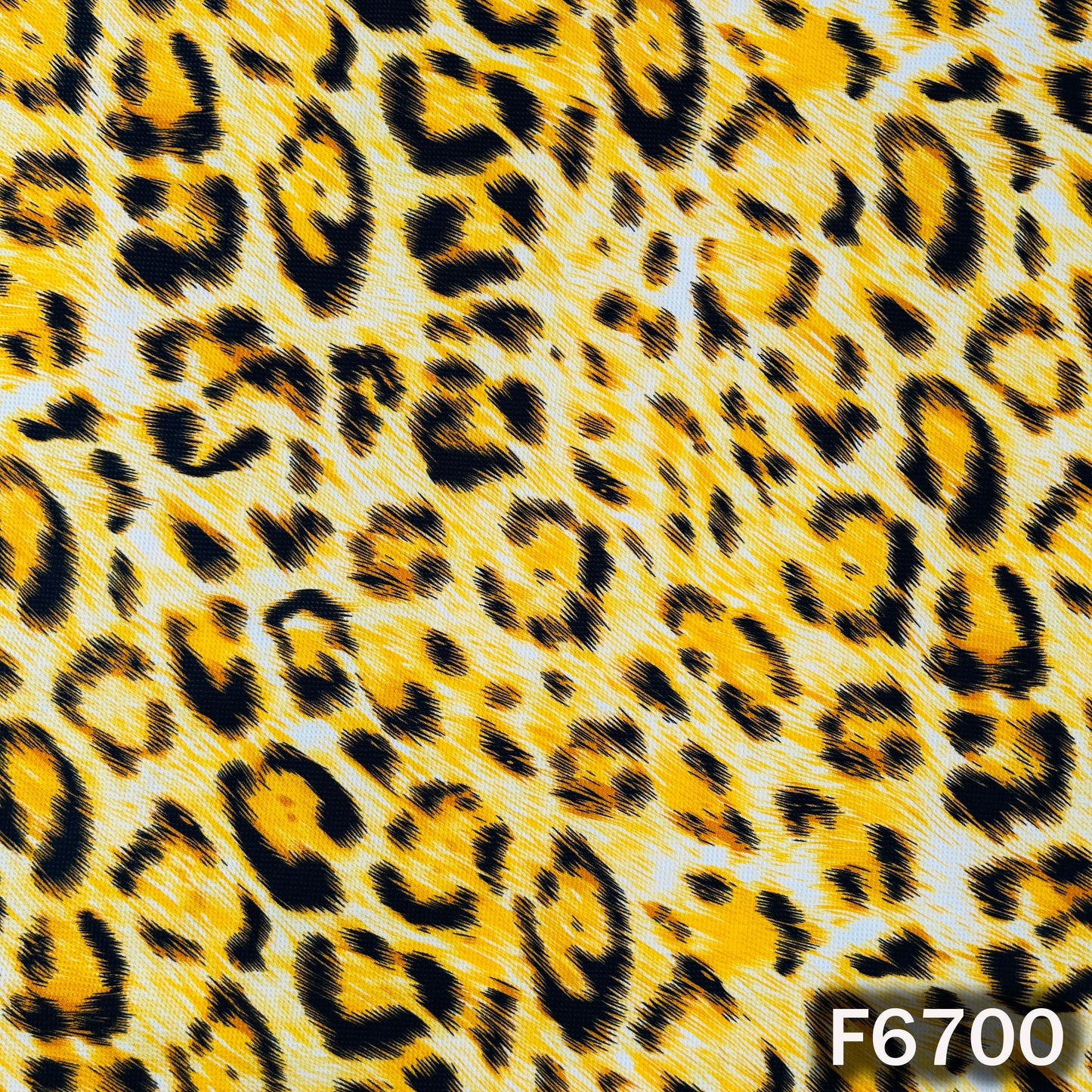 Animal Print Bubble Crepe Fabric - F6700