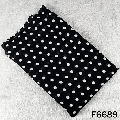 Polka Dot Georgette Fabric - F6689