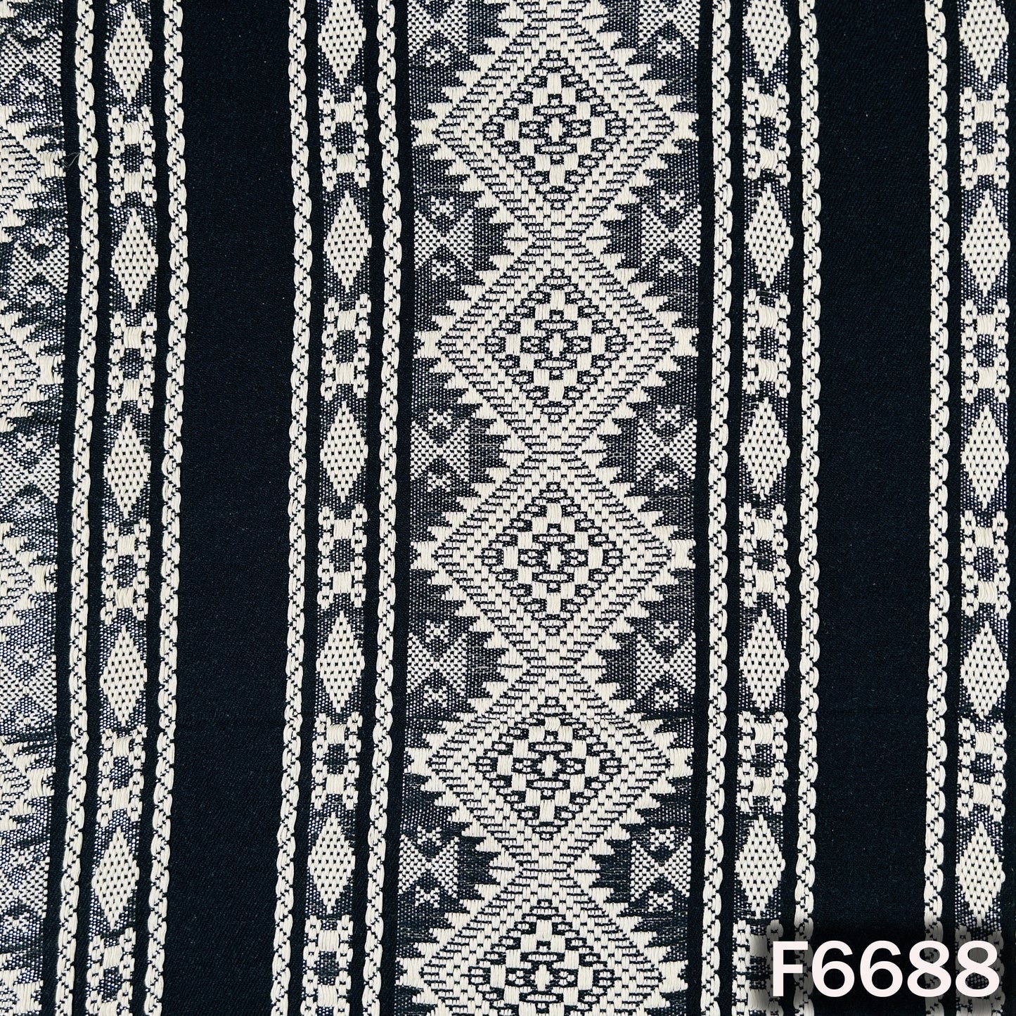 Handloom Woven Cotton Fabric - F6688