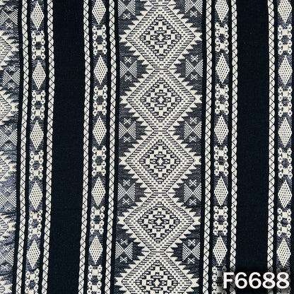 Handloom Woven Cotton Fabric - F6688